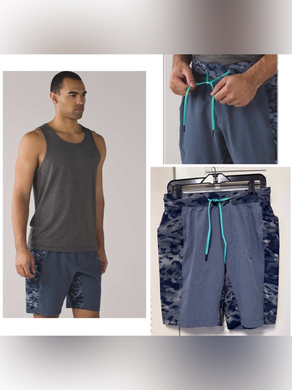 Lululemon Namaste At The Beach Short
Pebble Camo White Deep Navy Medium